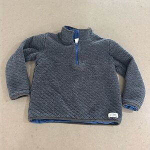 Crewcuts 1/4 zip quilted sweatshirt top